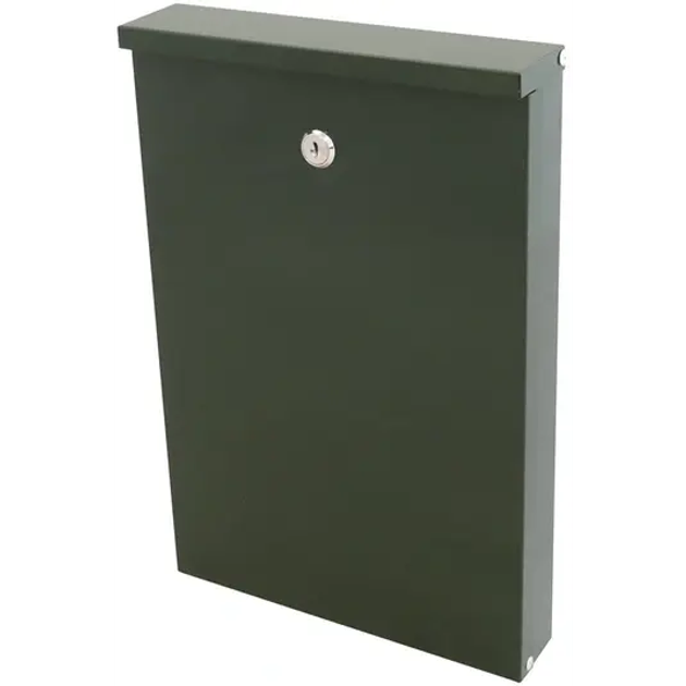 Поштова скринька Glori ir Ko 355 x 240 x 50 мм зелена (4770641955088) - зображення 1