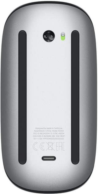 Миша Apple Magic Mouse Multi-Touch USB-C Black (MXK63) - зображення 3