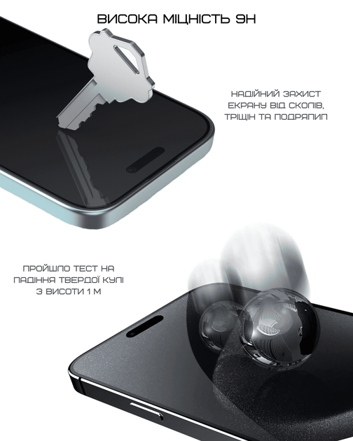 Захисне скло Anank 2.5D Anti-Fingerprint Glass for iPhone 16 Pro Max (2003205) - зображення 4