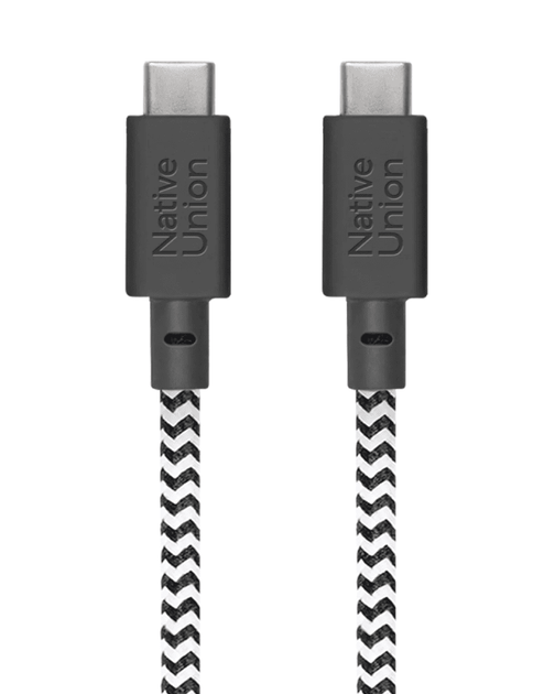 Кабель Native Union Belt XL Cable USB-C to USB-C Cosmos Zebra (3 m) BELT-XL-C-ZEB-3-NP - изображение 5