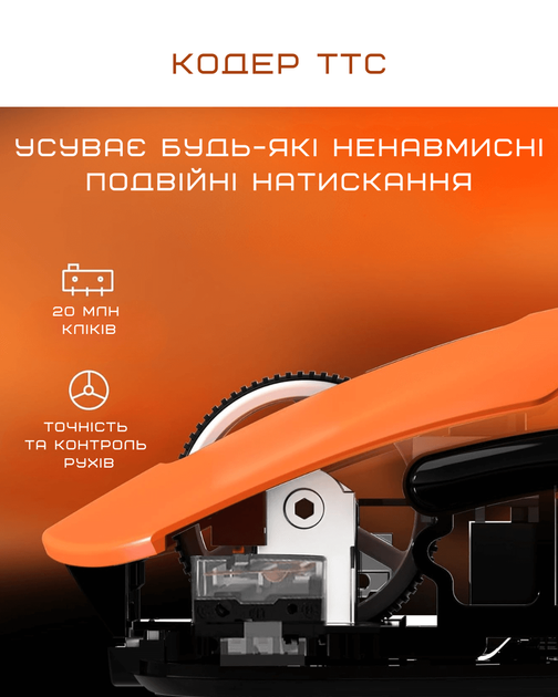 Игровая мышь Attack Shark X3 Gaming Mouse Orange (AS-X3-OG) - изображение 11