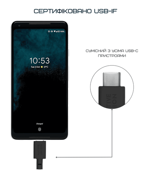 Кабель USB-C to USB-C Native Union Belt Cable Cosmos Black (1.2 m) (BELT-C-CS-BLK-2-NP) - Фото 11 Кабель USB-C to USB-C Native Union Belt Cable Cosmos Black (1.2 m) (BELT-C-CS-BLK-2-NP) - зображення 11