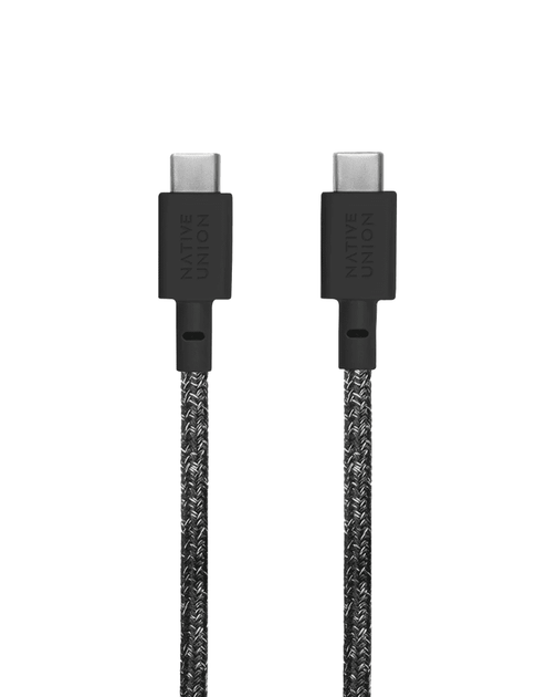 Кабель USB-C to USB-C Native Union Belt Cable Cosmos Black (1.2 m) (BELT-C-CS-BLK-2-NP) - Фото 13 Кабель USB-C to USB-C Native Union Belt Cable Cosmos Black (1.2 m) (BELT-C-CS-BLK-2-NP) - зображення 13