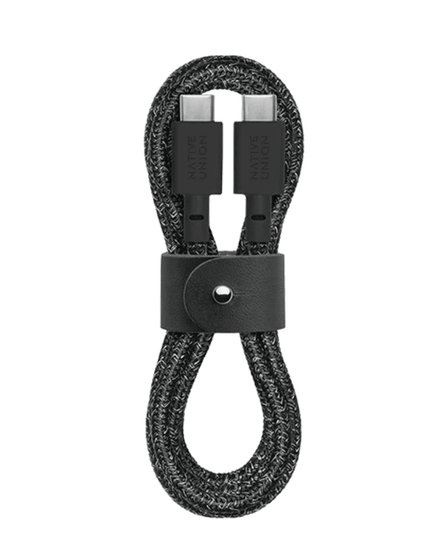 Кабель USB-C to USB-C Native Union Belt Cable Cosmos Black (1.2 m) (BELT-C-CS-BLK-2-NP) - Фото 15 Кабель USB-C to USB-C Native Union Belt Cable Cosmos Black (1.2 m) (BELT-C-CS-BLK-2-NP) - зображення 15