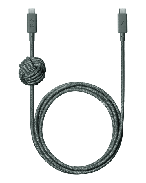 Кабель USB-C to USB-C Native Union Anchor Cable Pro 240W Slate Green (3 m) (ACABLE-C-GRN-NP) - изображение 11