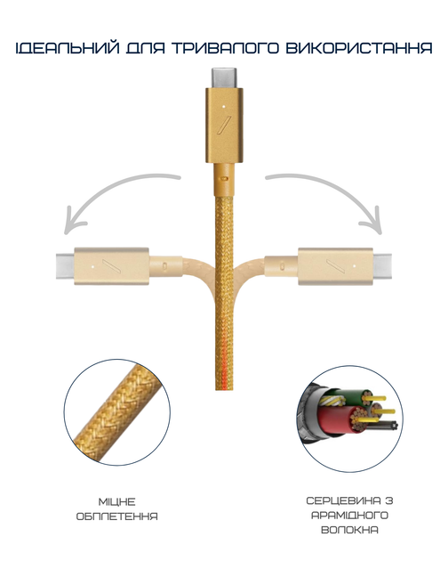 Кабель USB-C to USB-C Native Union Belt Cable Pro 240W Kraft (2.4 m) (BELT-PRO2-KFT-NP) - Фото 14 Кабель USB-C to USB-C Native Union Belt Cable Pro 240W Kraft (2.4 m) (BELT-PRO2-KFT-NP) - изображение 14