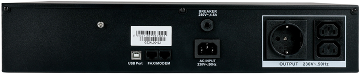 ДБЖ IPS cctvUPS-2U-1200-LCD 1200VA/720W (5902135156889) - зображення 3