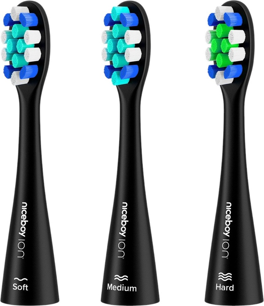 Soniczna szczoteczka do zębów Niceboy ION Sonic Lite Czarna + Brush Head - obraz 2