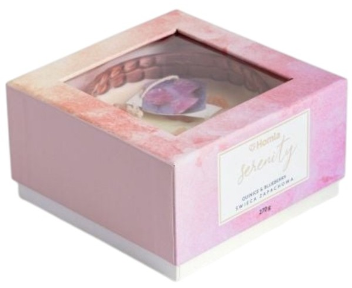 Ароматична свічка Homla Serenity Quinice Blueberry 719318 270 г (5906496719318) - зображення 4