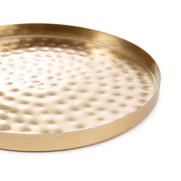 Декоративна таця Homla DRITTO золота 23 x 23 x 1.5 см (5904183859125) - зображення 3