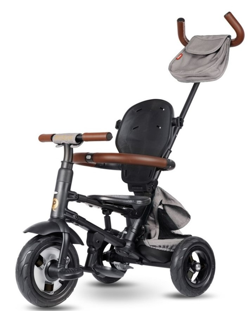 Rowerek trójkołowy Qplay Rito Deluxe Grey (5061047480281) - obraz 6