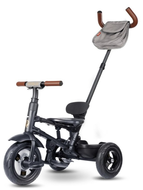 Rowerek trójkołowy Qplay Rito Deluxe Grey (5061047480281) - obraz 7