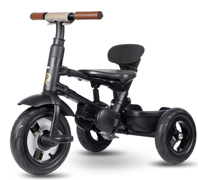 Rowerek trójkołowy Qplay Rito Deluxe Grey (5061047480281) - obraz 8