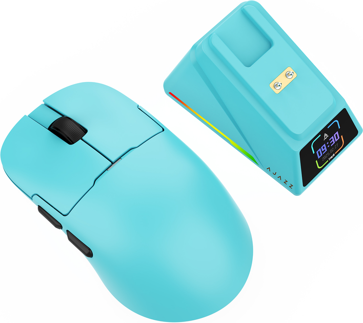 Миша Ajazz AJ159 APEX Wireless/Bluetooth/USB Blue (AJM159-A-BLUE) - зображення 9