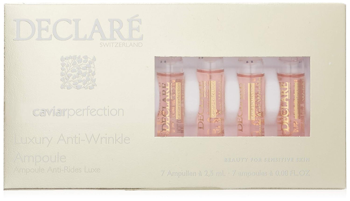 Сироватка для обличчя Declare Caviar Perfection Luxury Anti-Wrinkle регенерувальна в ампулах 7 х 2.5 мл (9007867005170) - зображення 1