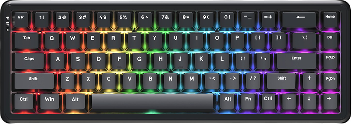 Klawiatura przewodowa Ajazz AK680 MAX Magnetic Rice Switch USB Czarny (AK680-WM-B-A) - obraz 1