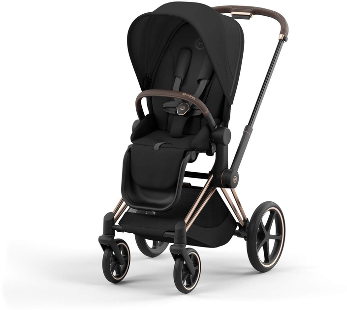 Tekstylny zestaw do wózków Cybex Priam 4.0 Seat Pack Sepia Black Platinum 523000733 (4063846415335) - obraz 2