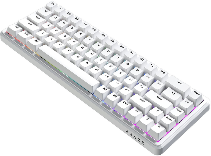 Klawiatura przewodowa Ajazz AK680 MAX Magnetic Rice Switch USB Biały (AK680-WM-W-A) - obraz 5