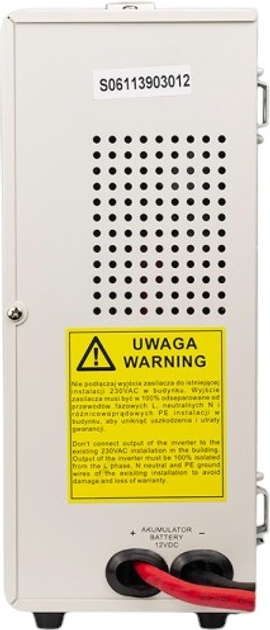 ДБЖ Volt Polska sinusPRO 900 E Plus 12/230V 600W/900VA (3SPM09012M) - зображення 4