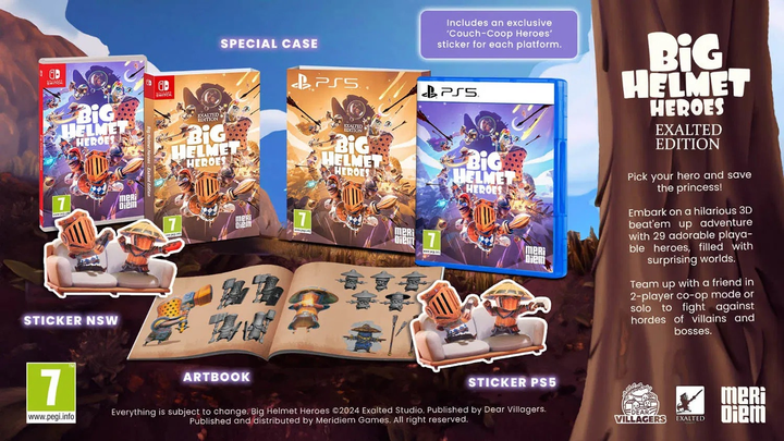 Gra Nintendo Switch Big Helmet Heroes - Exalted Edition (Kartridż) (8436622260133) - obraz 8