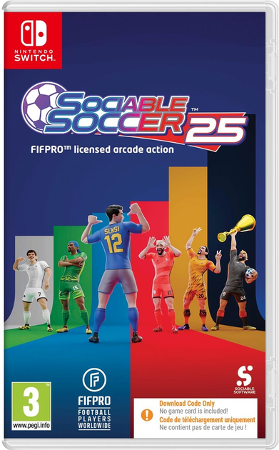 Gra Nintendo Switch Sociable Soccer 25 (Klucz elektroniczny) (5055957706098) - obraz 1