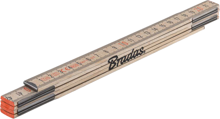 Линейка раскладная Bradas дерево пружина 1 м (DIY-MFW11WD/24BOX) - Фото 1 Линейка раскладная Bradas дерево пружина 1 м (DIY-MFW11WD/24BOX) - изображение 1