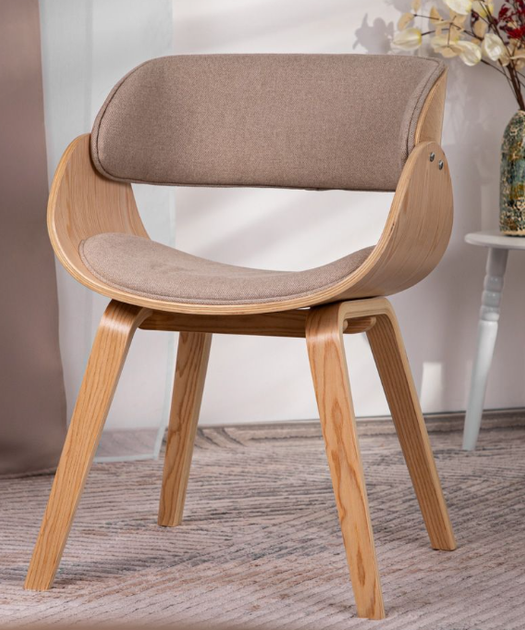 Krzesło HOMLA 712036 KINKE 51.5 x 54 x 74 cm Naturalne (5906496712036) - obraz 9