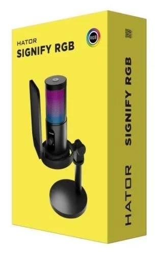 Микрофон Hator Signify RGB, Black (HTA-510) - Фото 5 Микрофон Hator Signify RGB, Black (HTA-510) - изображение 5