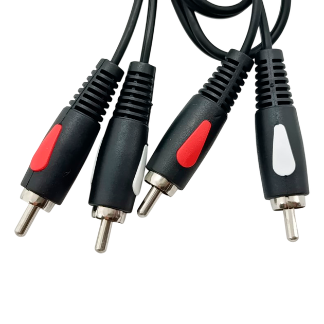 Audio - Video Инсертный Кабель Cabletech Eco-line 2RCA - 2RCA Cable 0.5м Black - Фото 2 Audio - Video Инсертный Кабель Cabletech Eco-line 2RCA - 2RCA Cable 0.5м Black - изображение 2
