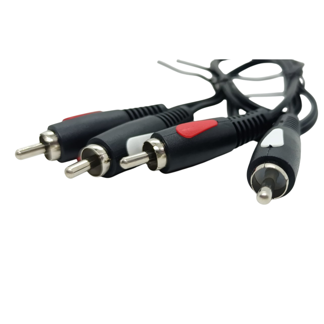 Audio - Video Инсертный Кабель Cabletech Eco-line 2RCA - 2RCA Cable 0.5м Black - Фото 3 Audio - Video Инсертный Кабель Cabletech Eco-line 2RCA - 2RCA Cable 0.5м Black - изображение 3
