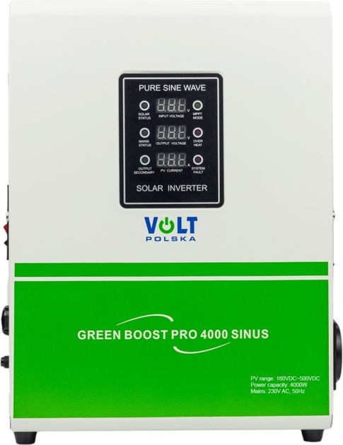 Przetwornica solarna Volt Polska Green Boost Pro 4000 Sinus Bypass (160-500VDC) (3SR3000003) - obraz 1