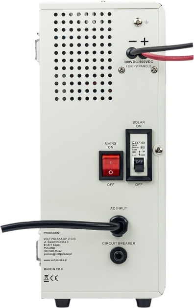 Przetwornica solarna Volt Polska Green Boost Pro 4000 Sinus Bypass (160-500VDC) (3SR3000003) - obraz 4