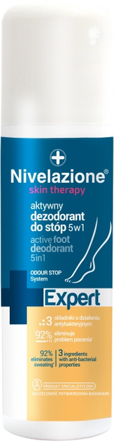 Dezodorant do stóp Farmona Nivelazione Skin Therapy 5w1 150 ml (5902082210412) - obraz 1