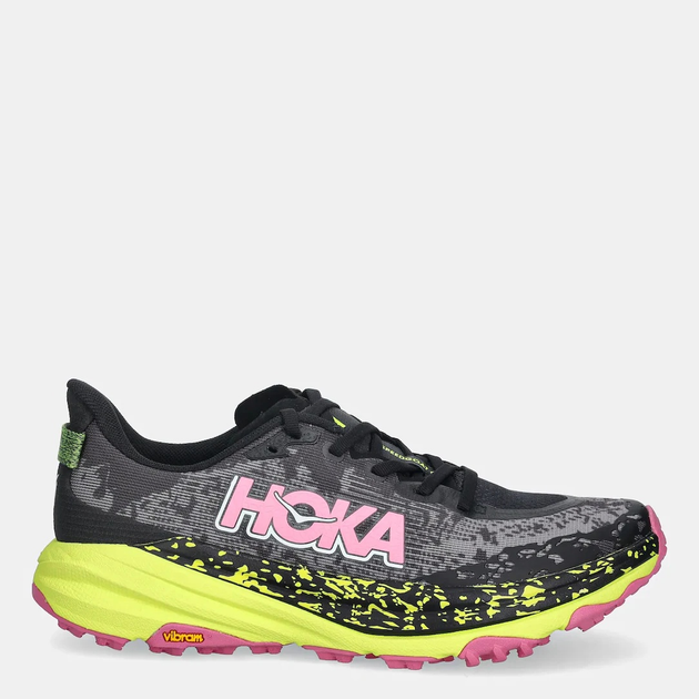 Жіночі кросівки для бігу HOKA ONE ONE W Speedgoat 6 1147811-BNNH 37.5 (6US) Чорні (198605138645) - зображення 1