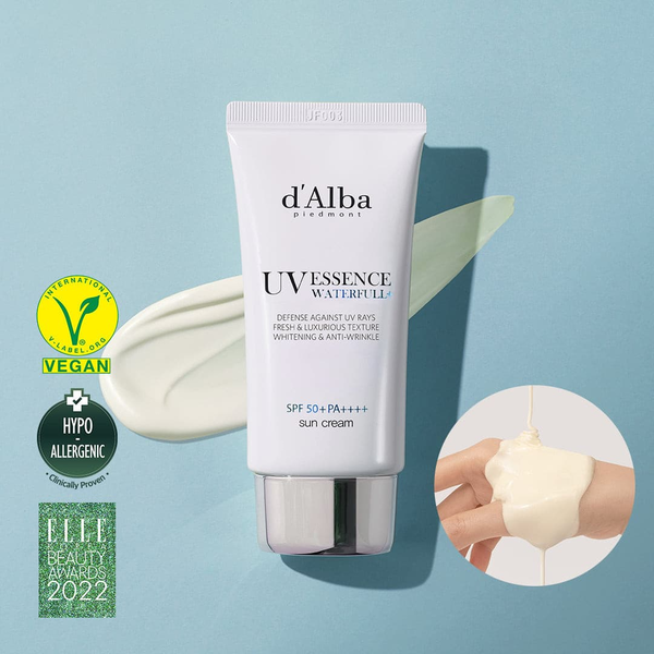 Эссенция- крем d'Alba Waterful Essence Sun Cream для ежедневной защиты кожи от солнца, 50 мл - Фото 3 Эссенция- крем d'Alba Waterful Essence Sun Cream для ежедневной защиты кожи от солнца, 50 мл - изображение 3