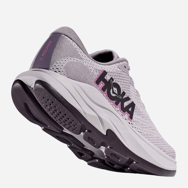 Жіночі кросівки для бігу HOKA ONE ONE W Rincon 4 1155131-GYSK 41.5 (9US) Світло-сірі (198605152696) - зображення 4