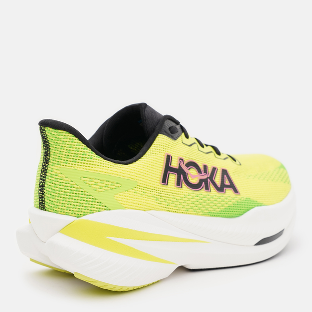 Чоловічі кросівки для бігу HOKA ONE ONE M Mach X 3 1168720-NNHK 41.5 (8US) Лимонні (198605192098) - зображення 4