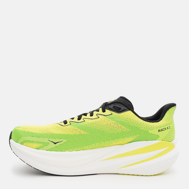 Чоловічі кросівки для бігу HOKA ONE ONE M Mach X 3 1168720-NNHK 44 (10US) Лимонні (198605192166) - зображення 3