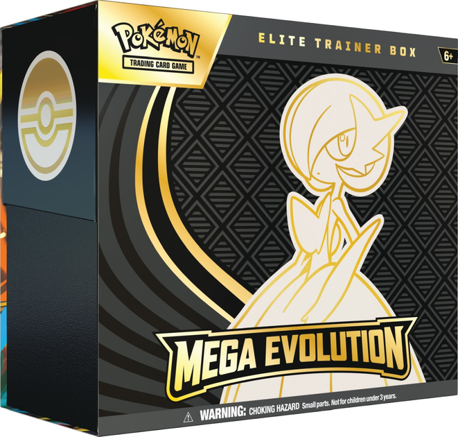 Dodatek Pokémon TCG: Mega Evolution - Elite Trainer Box - Gardevoir 1 szt (0196214129160) - obraz 2