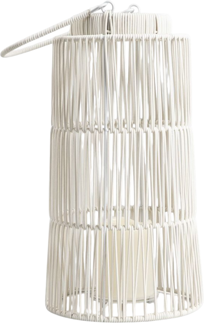 Ліхтар Homla Modern Hamptons садовий для свічки скляний LED 20,5 x 38 см (5906496741982) - зображення 2