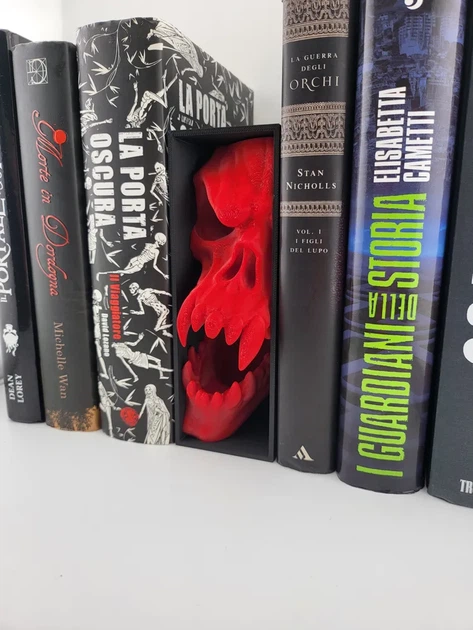 Книжковий Уголок Book Nook Злий Череп Монстра Червоний. Aivory - Фото 4 Книжковий Уголок Book Nook Злий Череп Монстра Червоний. Aivory - зображення 4