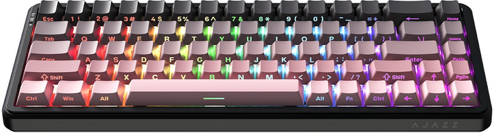 Klawiatura przewodowa Ajazz AK680 MAX Magnetic Rice Switch USB Czarny/Różowy (AK680-M-GP-A) - obraz 2