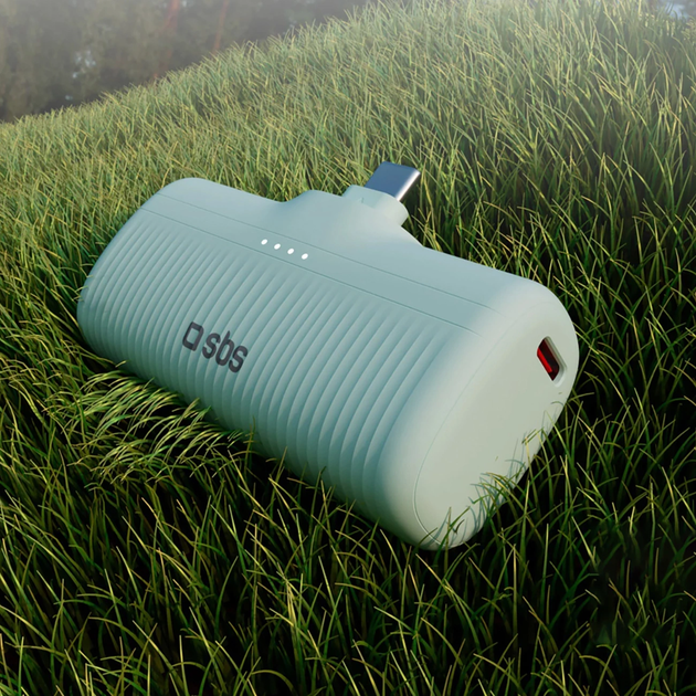 Powerbank SBS EcoPower 5000 mAh 10W Green (8018417498442) - obraz 4