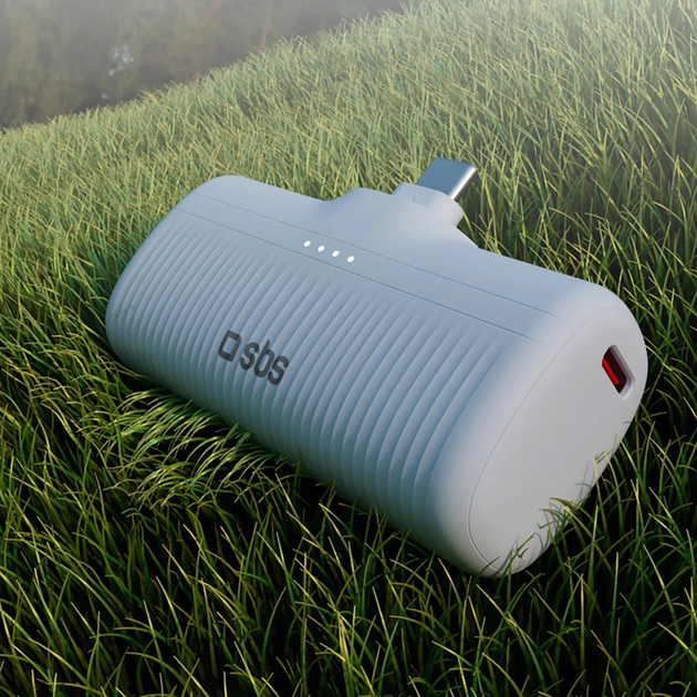 Powerbank SBS EcoPower 5000 mAh 10W Grey (8018417498459) - obraz 4