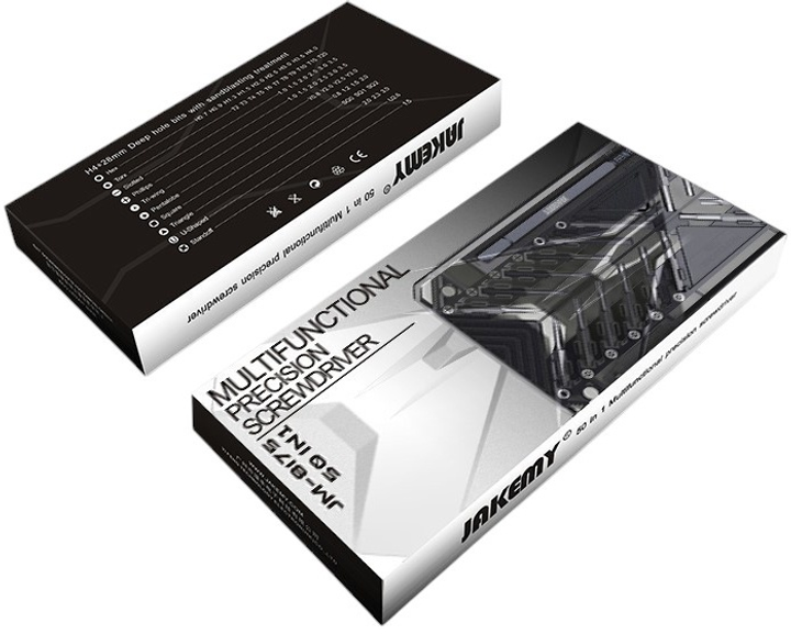 Викрутка з бітами Jakemy JM-8175 50 елементів (6949639105868) - зображення 3
