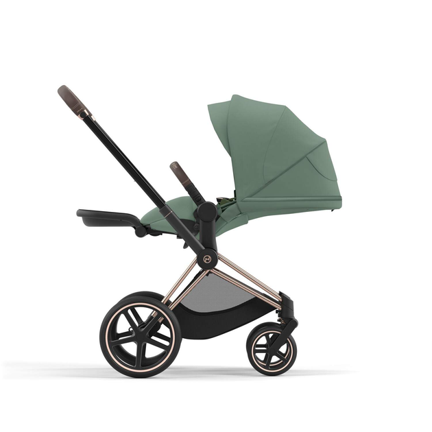 Tekstylny zestaw do wózków Cybex Priam 4.0 Seat Pack Leaf Green Platinum 523000773 (4063846415656) - obraz 4