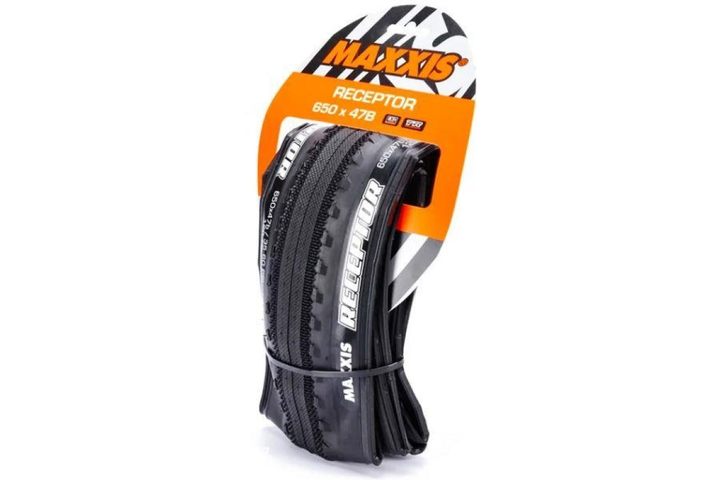 Покрышка Maxxis Receptor 650X47B TPI-120 Foldable EXO/TR (1052-ETB00300400) - изображение 2