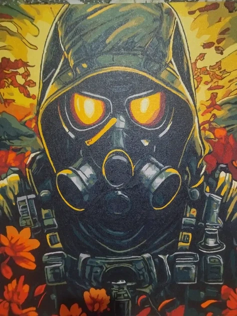 Картина за номерами S.T.A.L.K.E.R. Сталкер Зона відчуження АРТ-Крафт 40x50 см (16129-AC) - зображення 4