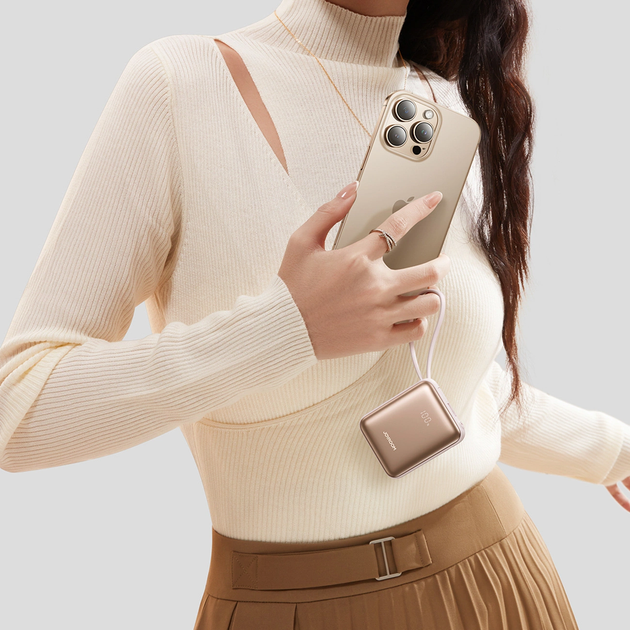Powerbank Joyroom JR-PBF27 10000 mAh 22.5W Gold (6956116771195) - obraz 3