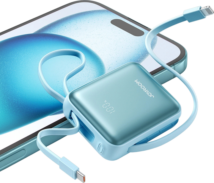 УМБ Joyroom JR-PBF27 10000 mAh 22.5W Blue (6956116771201) - зображення 2